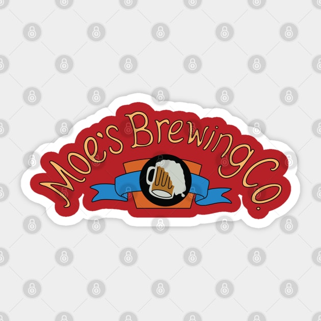 Moe's Brewing Co. Sticker by saintpetty